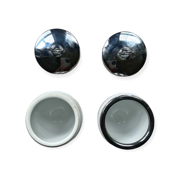 RARE Royal Worcester King Size 2-Egg Coddlers w/Peach & Berry Designs, Set of 2 - Picture 4 of 8